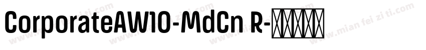 CorporateAW10-MdCn R字体转换